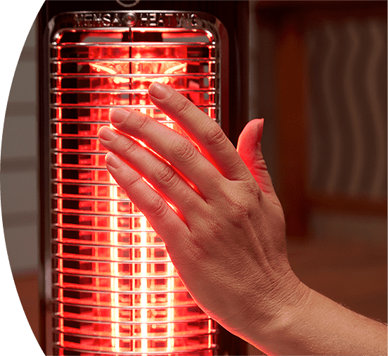 Photo: Patio Heater safe to touch